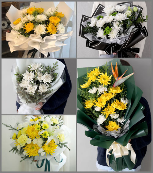 陕西汉中市洋县黄家营镇白事花束代送